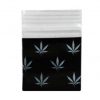 Black Happy Herb Bag 25x25mm