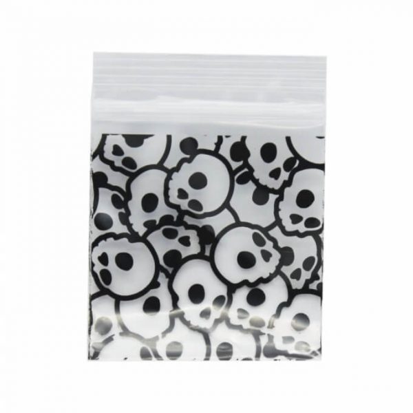 White Skull Bag 51mm x 51mm