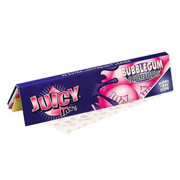 Juicy Jays Bubble Gum Flavoured Rolling Papers King Size Slim