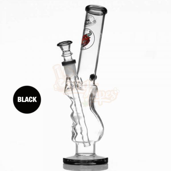 Agung Angry Bull Gripper Full Glass Bong 29cm Black