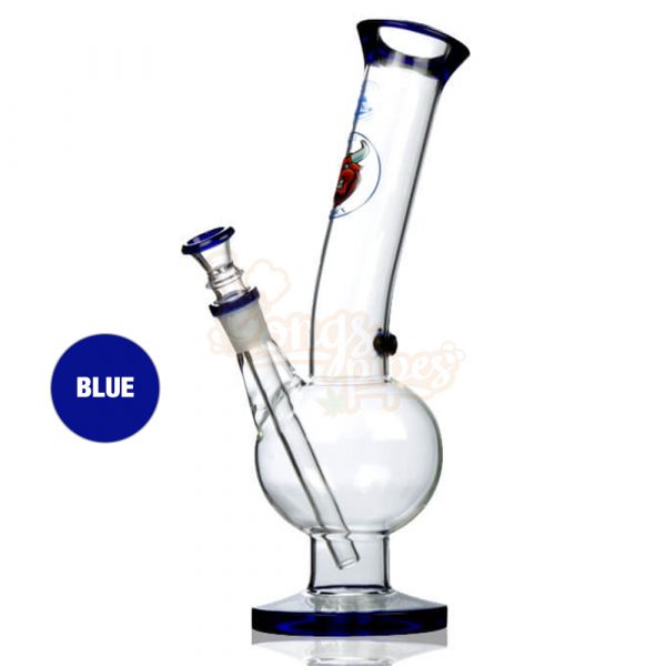 Agung Glass Slider Bubble Bong 31cm Blue