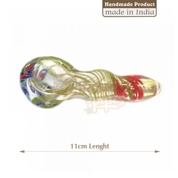 Agung Mini Blown Glass Dry Pipe C