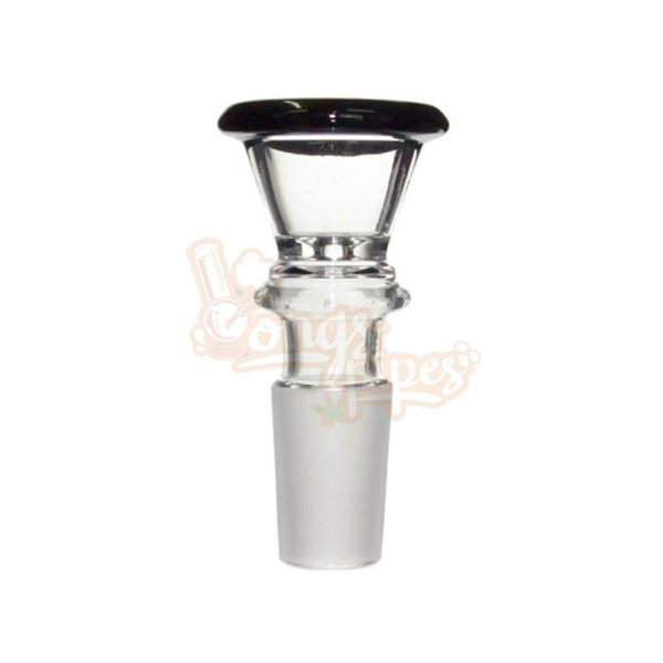 Agung Small Glass Cone 14mm Black