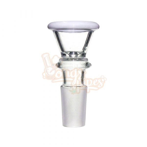 Agung Small Glass Cone 14mm White