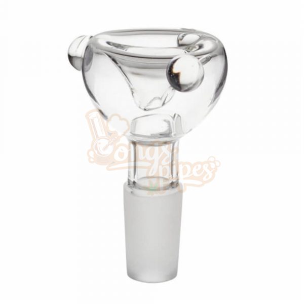 Bubble Glass Cone Piece 14mm Clear