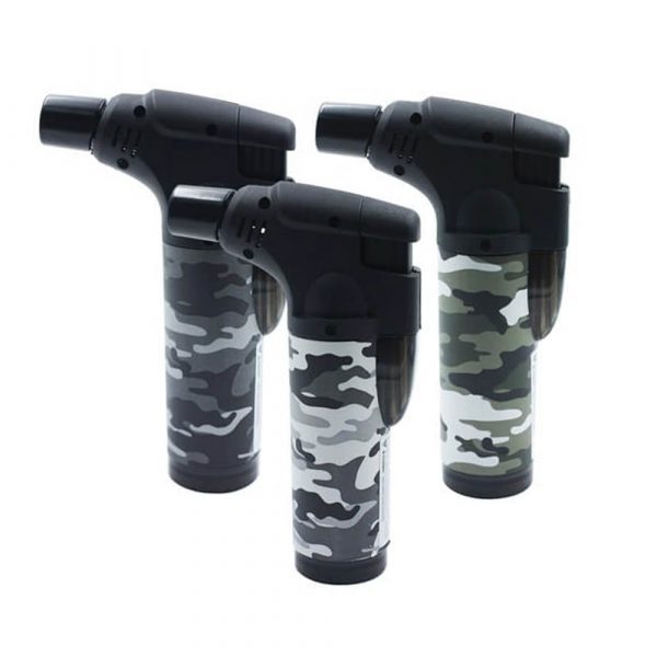 Camo Stand Up Blow Torch Jet Lighter