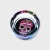 Candy Skulls Pattern Glass Ashtray 70mm