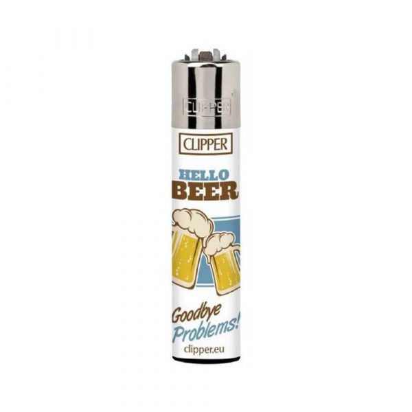 Clipper Refillable Gas Beer Large Blue