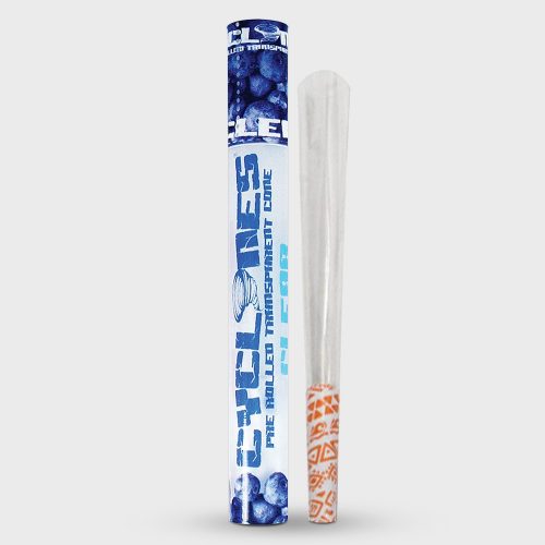 Cyclones Clear Pre-Rolled Transferent Cone Blueberry