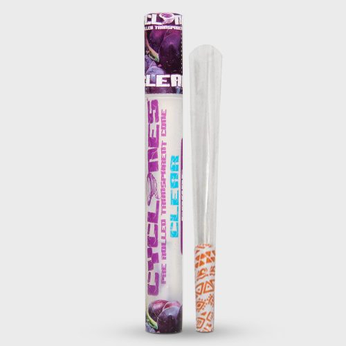 Cyclones Clear Pre-Rolled Transferent Cone Grape