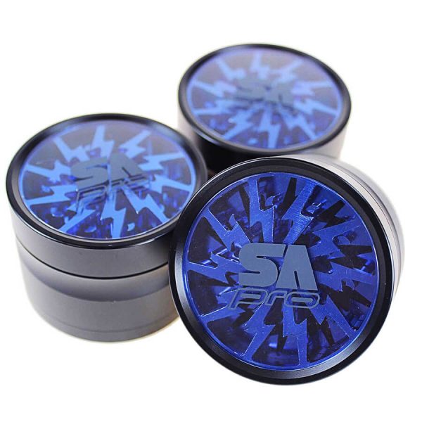 Stone Age 4 Piece CNC Cut Aluminium Grinder With Storage