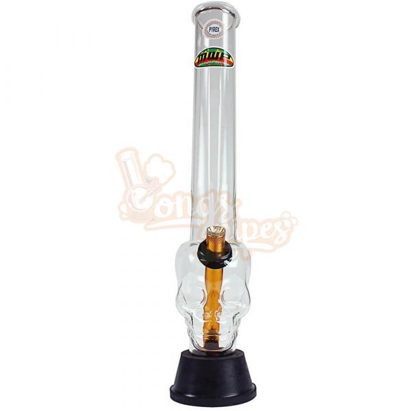 Extra Large Skull Gripper Glass Bong 40cm