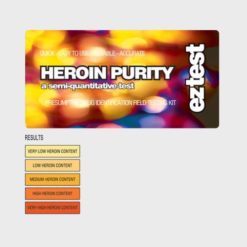 EZ Test HEROIN PURITY Testing Kit