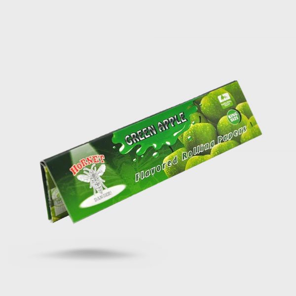 HoRNET Flavored Rolling Papers King Size Green Apple