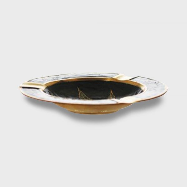 Large Brass Leaf Ashtray Bowl 135mm