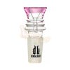 Male Glass Herb Holder Cone Piece 19mm Pink