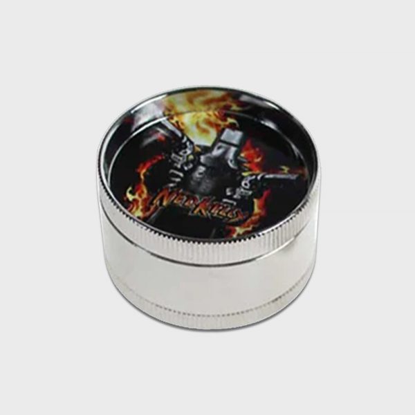 Ned Kelly Metal Herb Grinder 3-Part