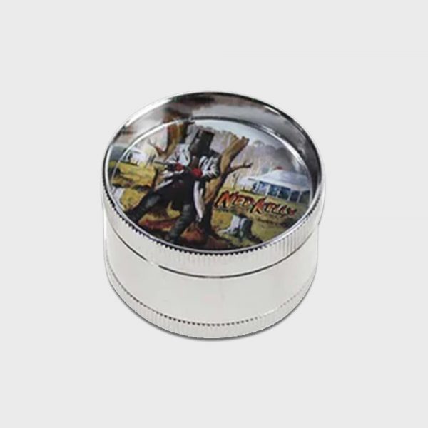 Ned Kelly Metal Herb Grinder 3-Part