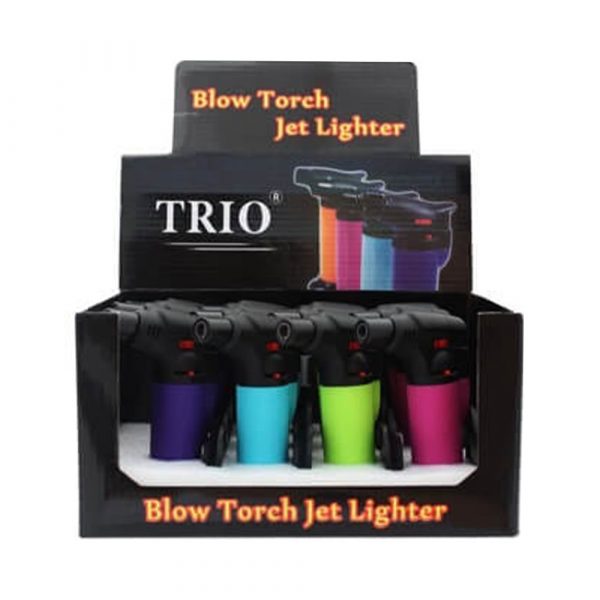 Pack 2X TRIO Fluro Blow Torch Jet Lighter