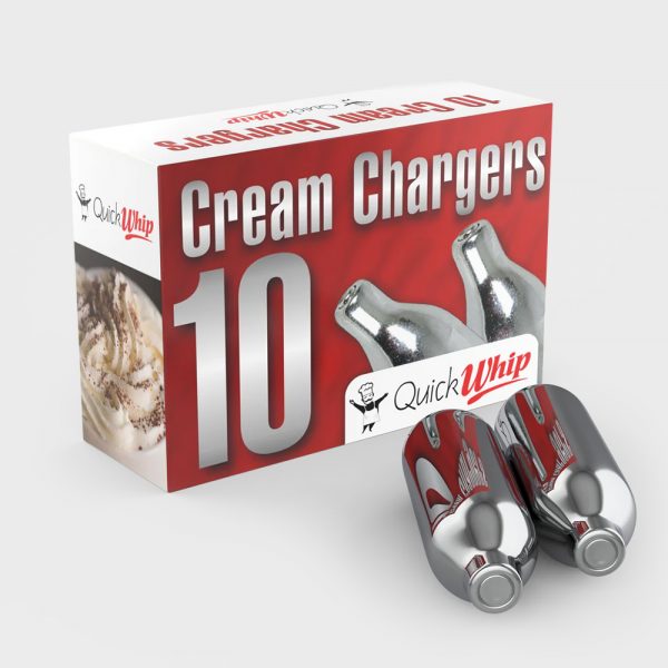 QuickWhip Cream Chargers 8g Pack 10X