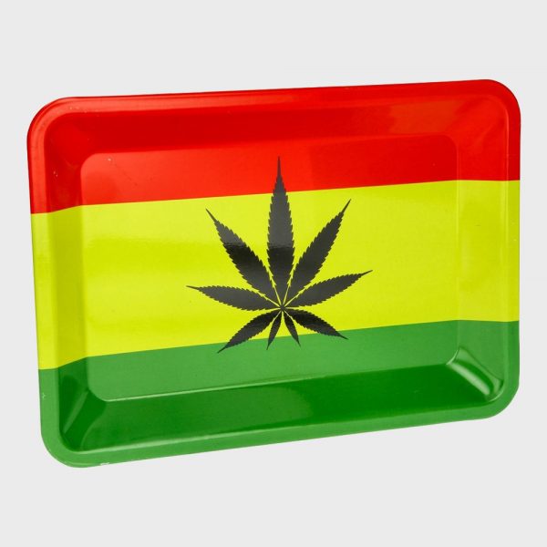 Rasta 420 Rolling Metal Tray 18x12.5 cm - Image 2