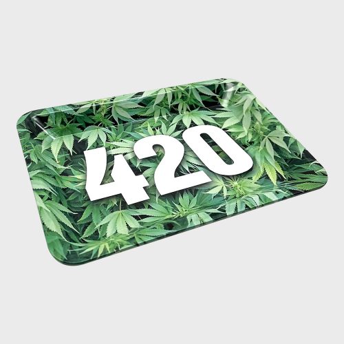 Rasta 420 Rolling Metal Tray 18x12.5 cm