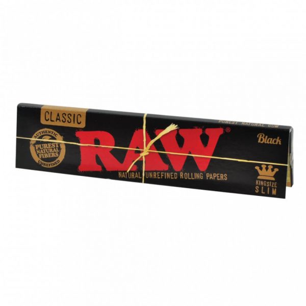 Raw Classic King Size Slim BLACK