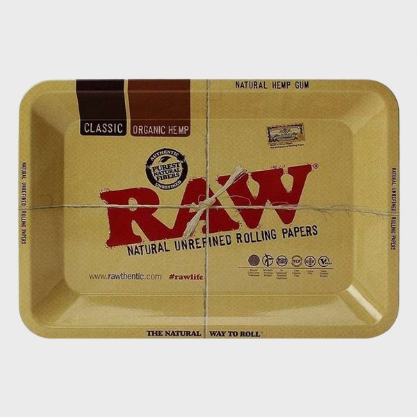 RAW Classic Metal Rolling Tray 28x18 cm