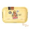 Raw Bikini Girl Small Metal Rolling Tray 27cm X 17cm