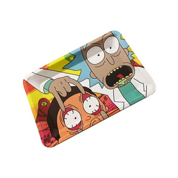 Rick and Morty Galaxy Rolling Metal Tray