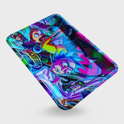 Rick and Morty Galaxy Rolling Metal Tray