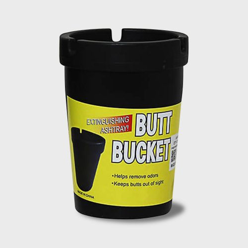 Small Butt Bucket Plastic Ashtray 75mm