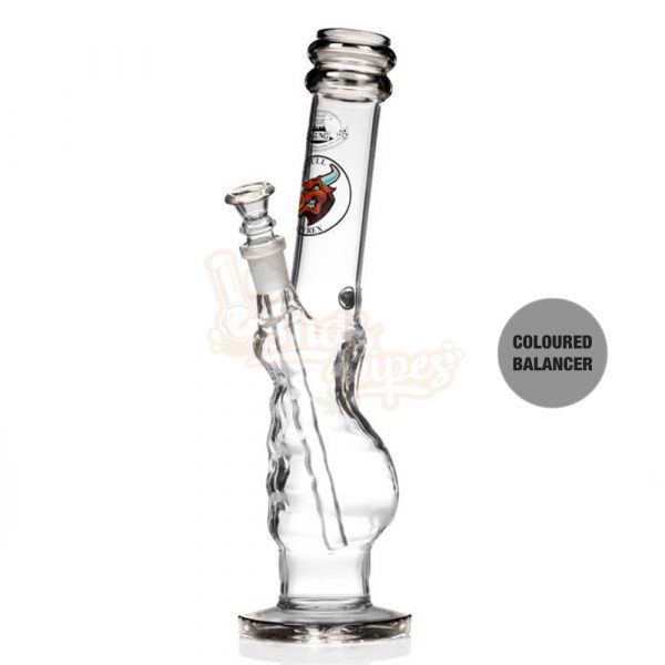 Agung Gripper Full Glass Bong 33cm Coloured Blancer