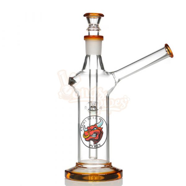 Agung Side Slider Bong 24cm Amber