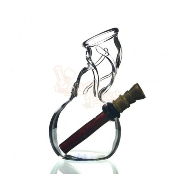 Agung Twister Clear Cute Glass Bong 11cm