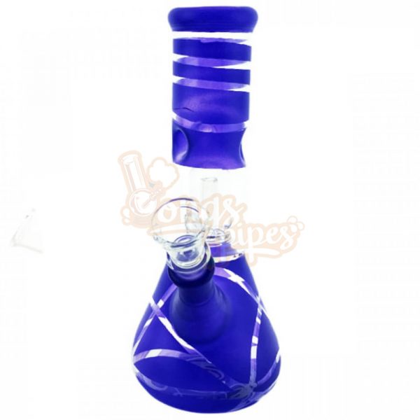 Classic Glass Dome perk Bong 20cm Blue