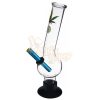 Large Glass Bonza Bubble Coloured Leaf 30cm