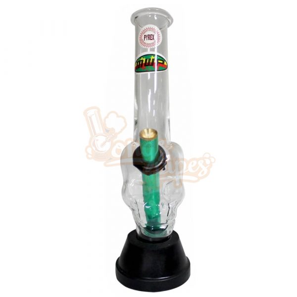 MWP Skull Glass Gripper Bong 27cm