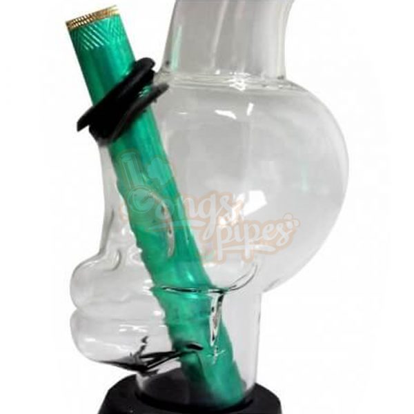 MWP Skull Glass Gripper Bong 27cm