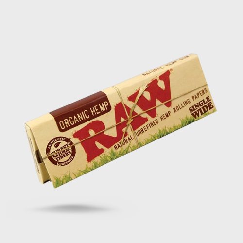 RAW Organic Hemp Rolling Papers Single Wide