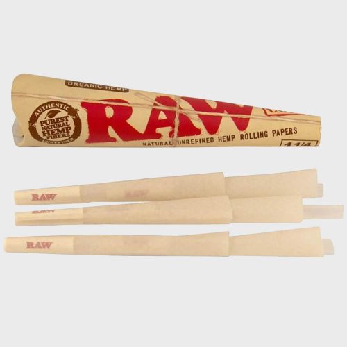 RAW Organic Pre Rolled Cones 1 1/4