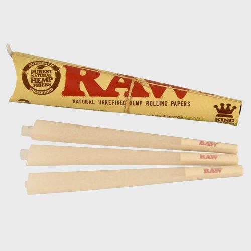 RAW Organic Pre Rolled Cones King Size