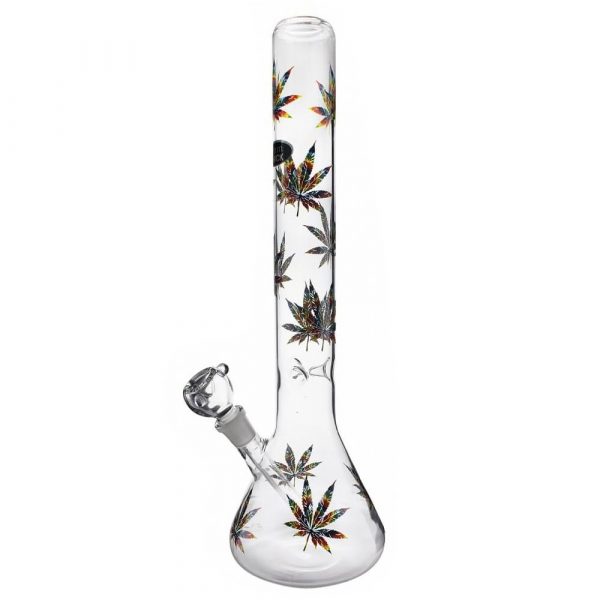 Stone Age X Large Beaker With Rasta Leaf 45cm