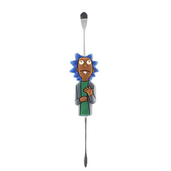 Stainless Steel Rick & Morty Dabbing Tool - 12.5cm