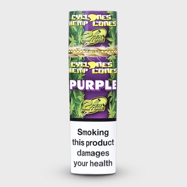 Cyclones Hemp Cones Purple Pre-Rolled 2 Per Tube