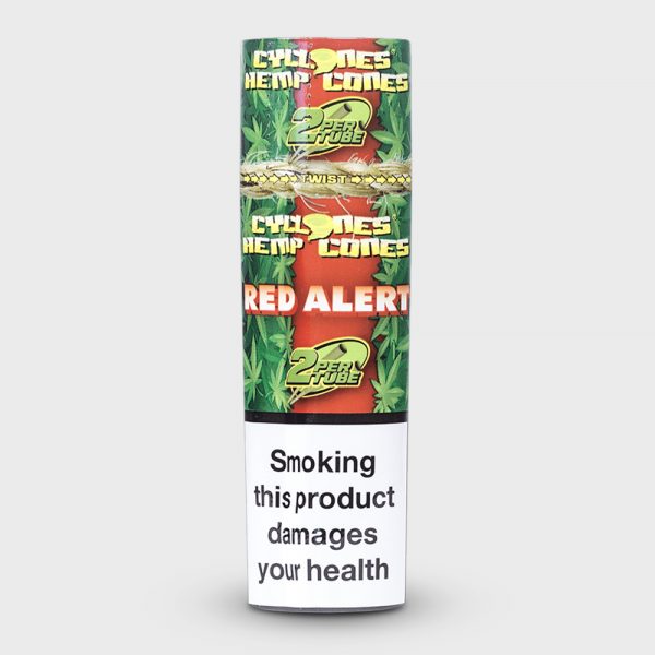 Cyclones Hemp Cones Red Alert Pre-Rolled 2 Per Tube