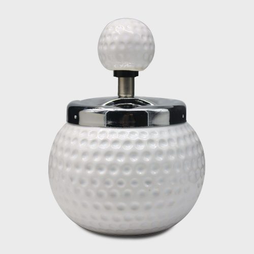 Golf Spinning Ceramic Ashtray