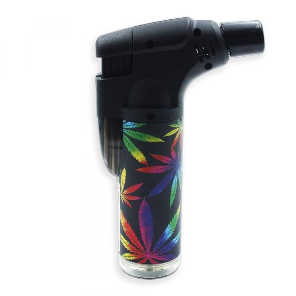 Leaf Stand Up Blow Jet Lighter