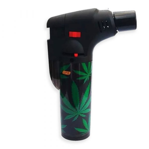 Leaf Stand Up Blow Jet Lighter