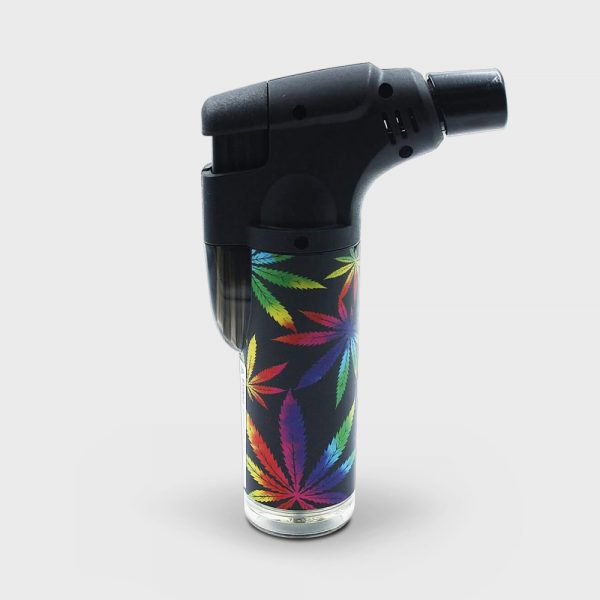 Leaf Stand Up Blow Jet Lighter